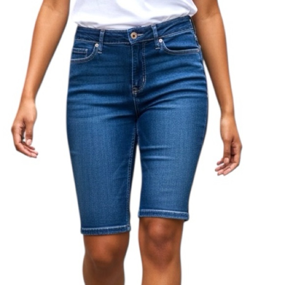 Calvin Klein Dark Blue  Bermuda Jean Shorts
